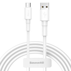 Baseus Mini cable USB to Micro USB 1m 2.4A White