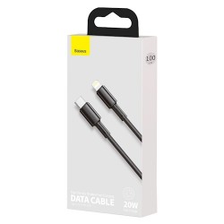 Baseus cable High Density PD USB-C - Lightning 1,0 m black 20W