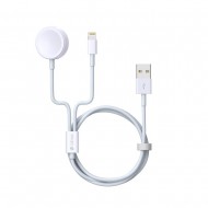 Devia Smart Series 2 In 1 Apple Watch Charging Cable White