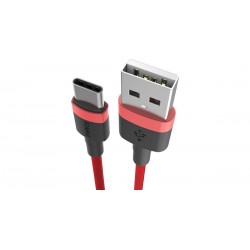 Foneng X22 data cable fast charging USB to Type - C 1.2m 5A Red