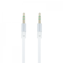 Forever audio cable mini - Jack 3.5mm to mini - Jack 3.5mm 1m White