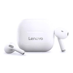 Lenovo LP40 LivePods TWS Semi-in-ear Earphones Bluetooth 5.0 Headphones True Wireless Earbuds White