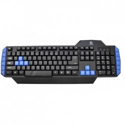 Rebeltec Warrior gaming keyboard 1.4m Black - Blue